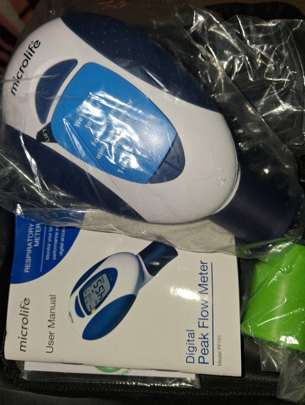 Microlife Peak Flow Respiratory Meter/Respiratory Meter. New
